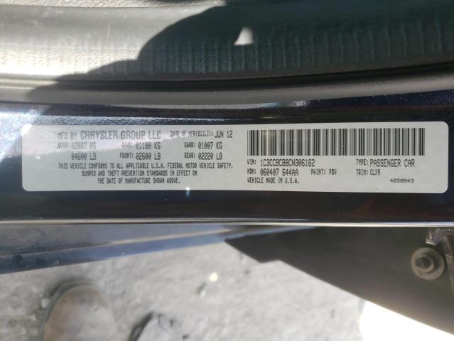 Photo 9 VIN: 1C3CCBCB8CN306162 - CHRYSLER 200 LIMITE 