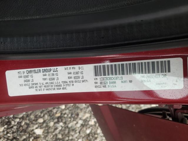 Photo 12 VIN: 1C3CCBCB9CN107119 - CHRYSLER 200 LIMITE 