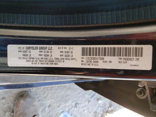 Photo 9 VIN: 1C3CCBCB9CN175288 - CHRYSLER 200 LIMITE 