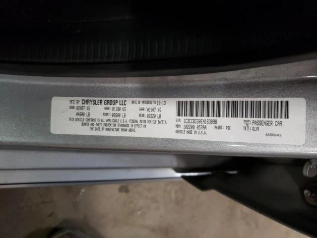 Photo 12 VIN: 1C3CCBCG0EN163898 - CHRYSLER 200 LIMITE 