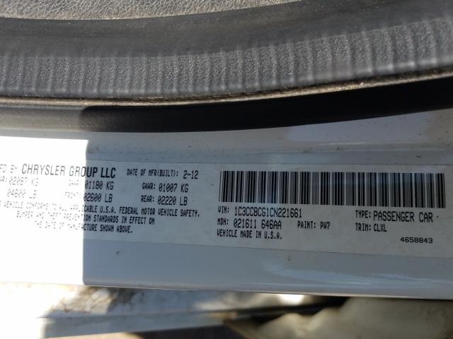 Photo 9 VIN: 1C3CCBCG1CN221661 - CHRYSLER 200 LIMITE 