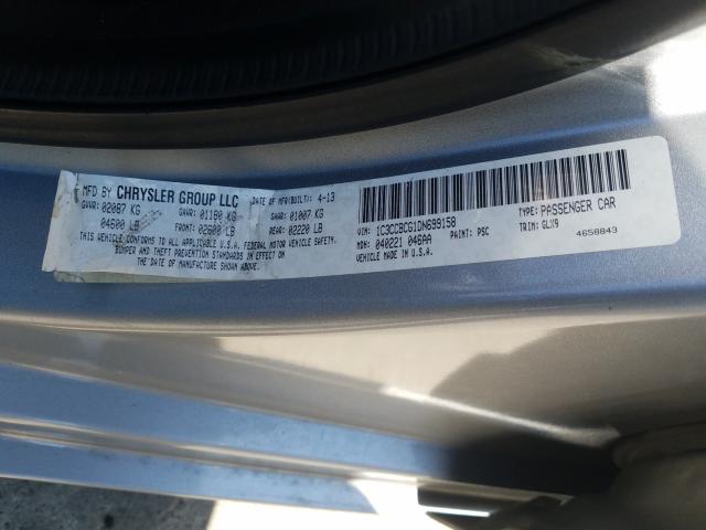 Photo 9 VIN: 1C3CCBCG1DN699158 - CHRYSLER 200 LIMITE 