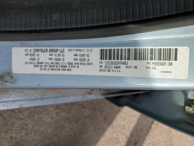 Photo 11 VIN: 1C3CCBCG2DN754863 - CHRYSLER 200 LIMITE 