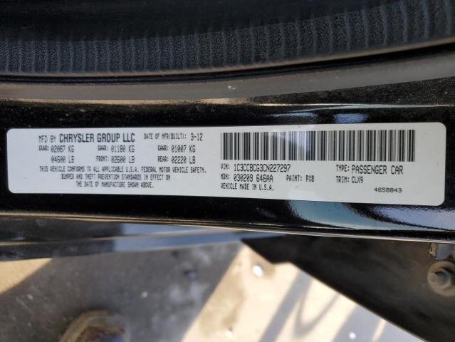 Photo 11 VIN: 1C3CCBCG3CN227297 - CHRYSLER 200 LIMITE 