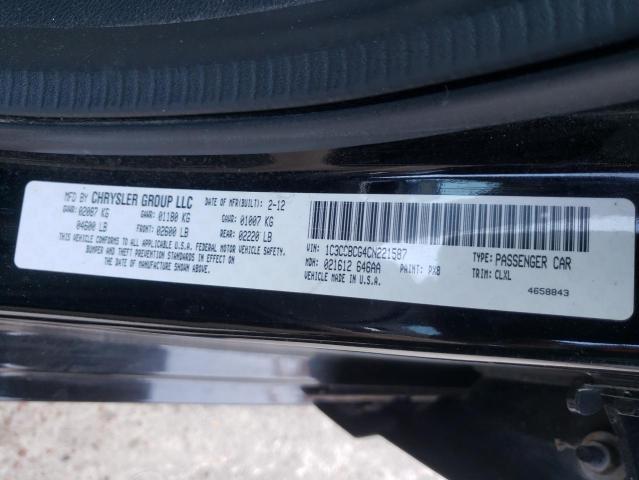 Photo 9 VIN: 1C3CCBCG4CN221587 - CHRYSLER 200 LIMITE 