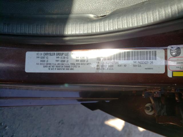 Photo 9 VIN: 1C3CCBCG7CN226881 - CHRYSLER 200 LIMITE 