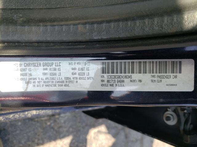 Photo 9 VIN: 1C3CCBCG8CN106345 - CHRYSLER 200 LIMITE 