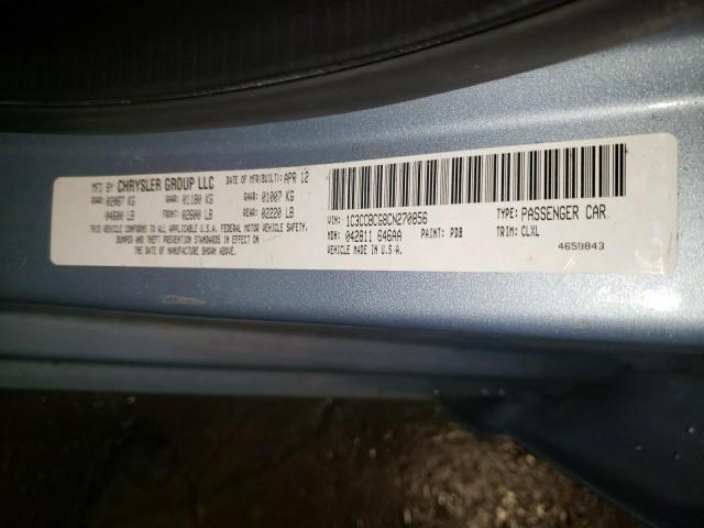 Photo 9 VIN: 1C3CCBCG8CN270856 - CHRYSLER 200 LIMITE 