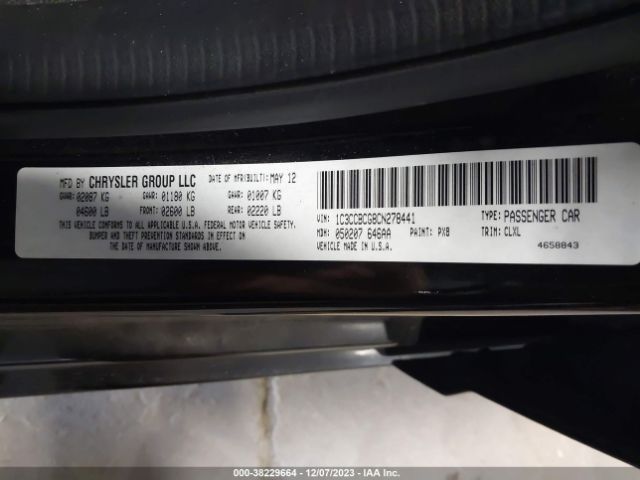 Photo 8 VIN: 1C3CCBCG8CN278441 - HONDA ACCORD 