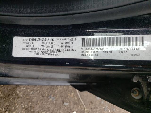 Photo 9 VIN: 1C3CCBCG8DN520646 - CHRYSLER 200 LIMITE 