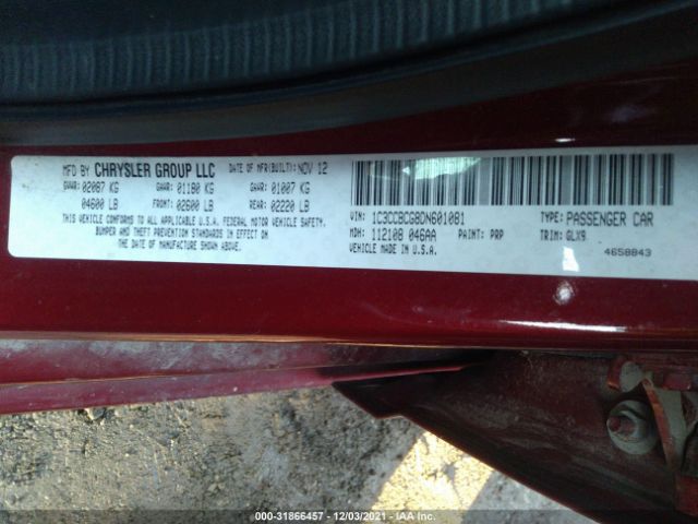 Photo 8 VIN: 1C3CCBCG8DN601081 - CHRYSLER 200 