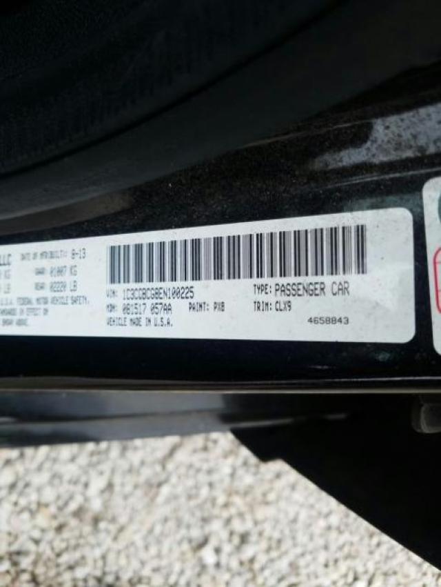 Photo 9 VIN: 1C3CCBCG8EN100225 - CHRYSLER 200 LIMITE 