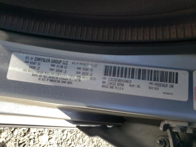 Photo 9 VIN: 1C3CCBCG8EN164619 - CHRYSLER 200 LIMITE 