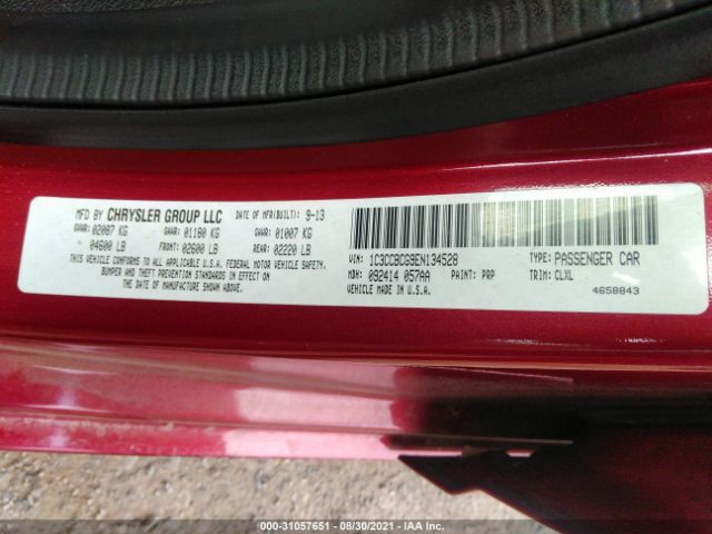 Photo 8 VIN: 1C3CCBCG9EN134528 - CHRYSLER 200 