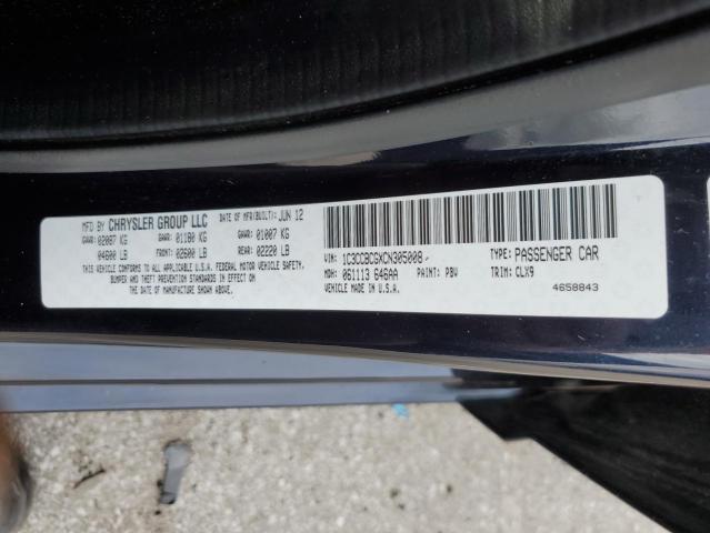 Photo 11 VIN: 1C3CCBCGXCN305008 - CHRYSLER 200 LIMITE 