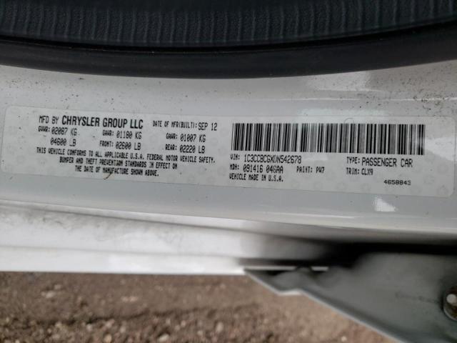 Photo 9 VIN: 1C3CCBCGXDN542678 - CHRYSLER 200 LIMITE 