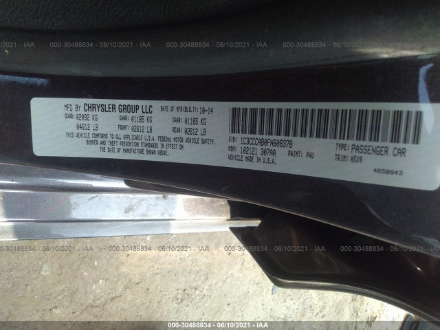 Photo 8 VIN: 1C3CCCAB0FN608378 - CHRYSLER 200 