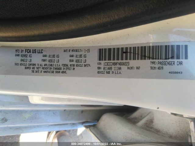 Photo 8 VIN: 1C3CCCAB0FN660223 - CHRYSLER 200 