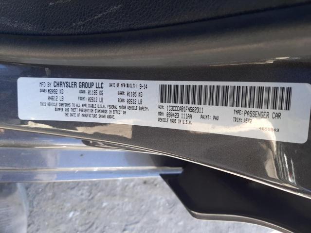 Photo 9 VIN: 1C3CCCAB1FN582311 - CHRYSLER 200 LIMITE 