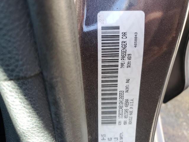 Photo 9 VIN: 1C3CCCAB1GN126553 - CHRYSLER 200 LIMITE 