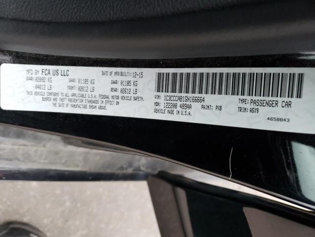 Photo 12 VIN: 1C3CCCAB1GN166664 - CHRYSLER 200 LIMITE 