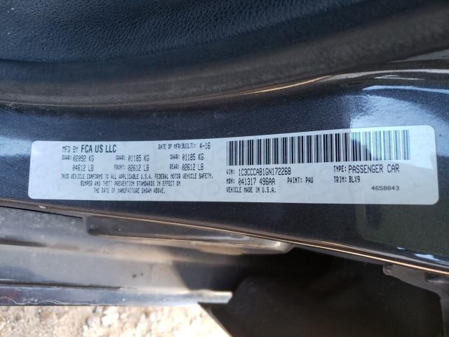 Photo 9 VIN: 1C3CCCAB1GN172268 - CHRYSLER 200 LIMITE 