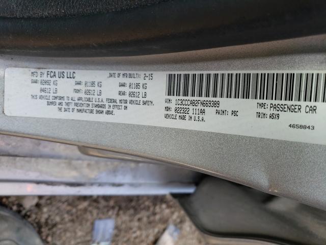 Photo 9 VIN: 1C3CCCAB2FN669389 - CHRYSLER 200 LIMITE 