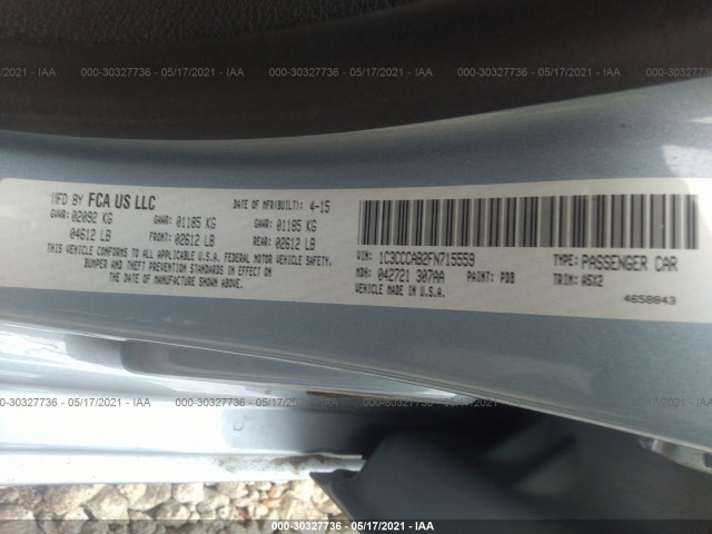 Photo 8 VIN: 1C3CCCAB2FN715559 - CHRYSLER 200 