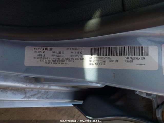 Photo 8 VIN: 1C3CCCAB2FN725895 - CHRYSLER 200 