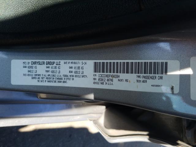 Photo 9 VIN: 1C3CCCAB3FN502264 - CHRYSLER 200 LIMITE 