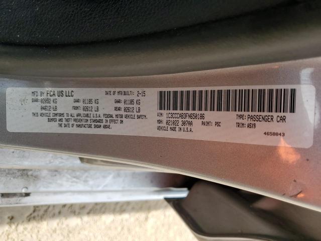 Photo 11 VIN: 1C3CCCAB3FN650186 - CHRYSLER 200 LIMITE 