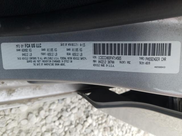 Photo 9 VIN: 1C3CCCAB3FN714565 - CHRYSLER 200 LIMITE 