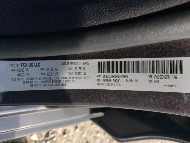 Photo 11 VIN: 1C3CCCAB3FN744908 - CHRYSLER 200 LIMITE 