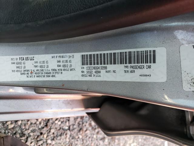 Photo 9 VIN: 1C3CCCAB3GN132998 - CHRYSLER 200 LIMITE 