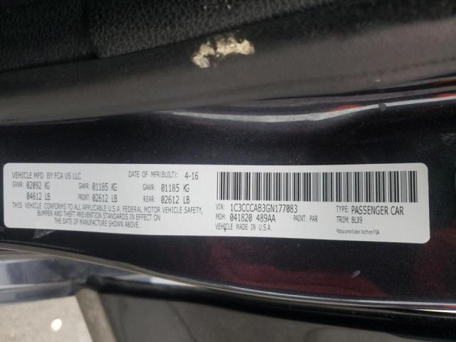 Photo 11 VIN: 1C3CCCAB3GN177083 - CHRYSLER 200 LIMITE 