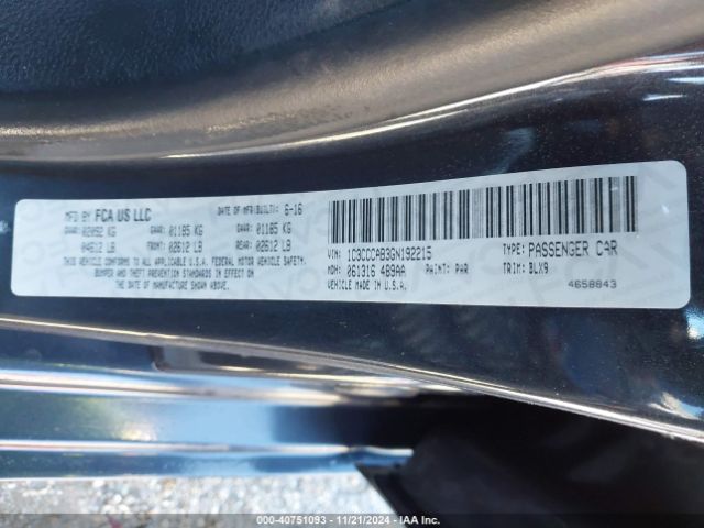 Photo 8 VIN: 1C3CCCAB3GN192215 - CHRYSLER 200 