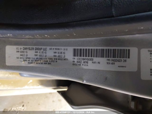 Photo 8 VIN: 1C3CCCAB4FN503858 - CHRYSLER 200 