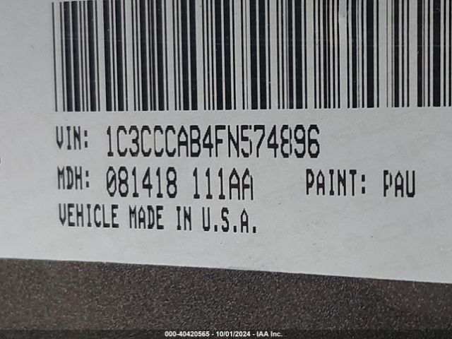 Photo 8 VIN: 1C3CCCAB4FN574896 - CHRYSLER 200 