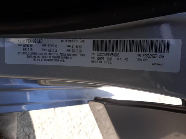 Photo 9 VIN: 1C3CCCAB4FN654182 - CHRYSLER 200 LIMITE 