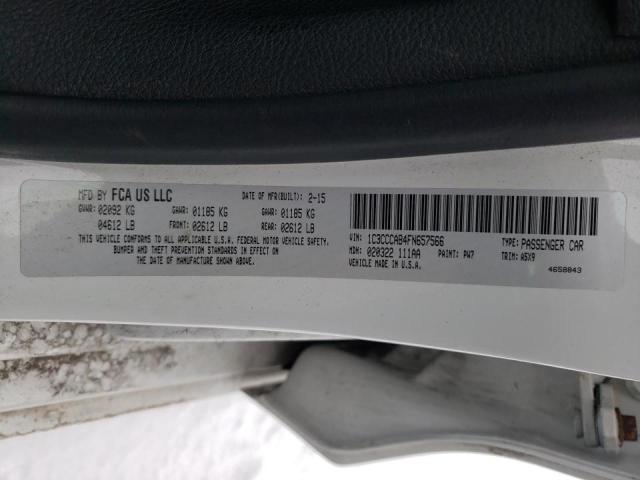 Photo 9 VIN: 1C3CCCAB4FN657566 - CHRYSLER 200 LIMITE 