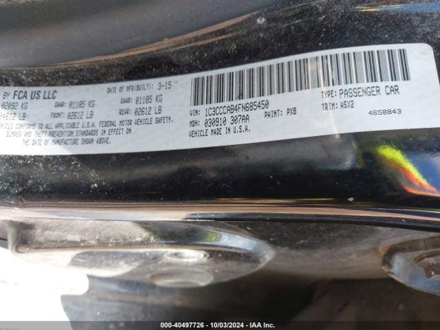 Photo 8 VIN: 1C3CCCAB4FN685450 - CHRYSLER 200 