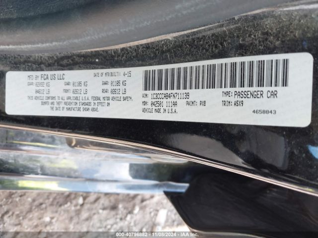 Photo 8 VIN: 1C3CCCAB4FN711139 - CHRYSLER 200 