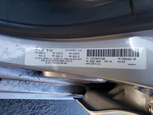 Photo 9 VIN: 1C3CCCAB4FN716051 - CHRYSLER 200 LIMITE 