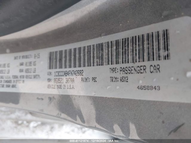 Photo 8 VIN: 1C3CCCAB4FN742682 - CHRYSLER 200 