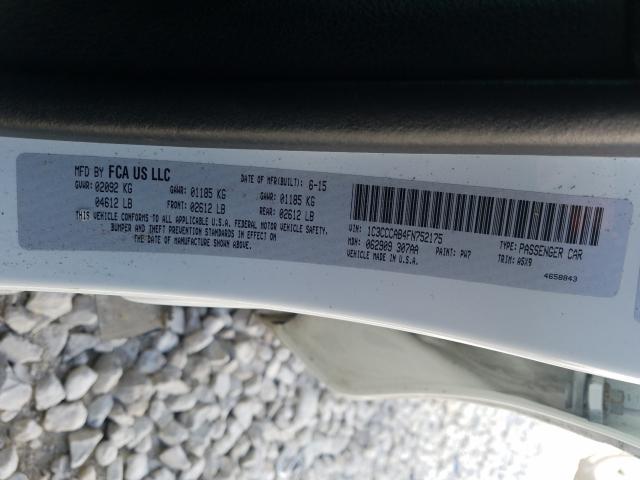 Photo 9 VIN: 1C3CCCAB4FN752175 - CHRYSLER 200 LIMITE 