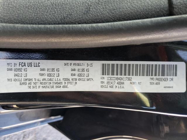 Photo 11 VIN: 1C3CCCAB4GN117362 - CHRYSLER 200 LIMITE 