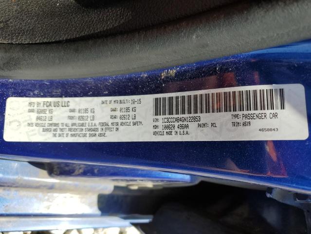 Photo 11 VIN: 1C3CCCAB4GN122853 - CHRYSLER 200 LIMITE 