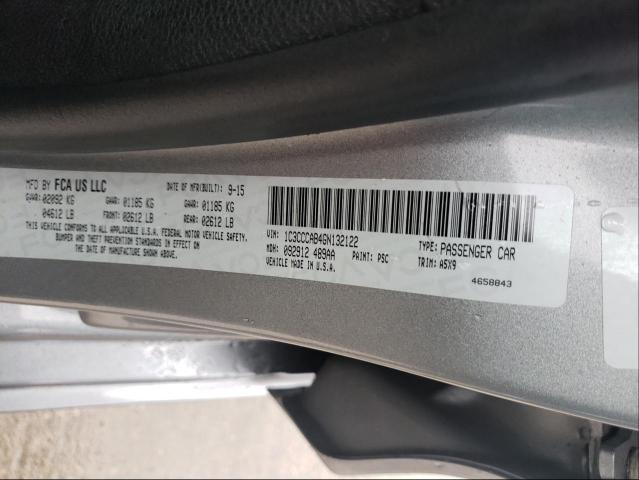 Photo 9 VIN: 1C3CCCAB4GN132122 - CHRYSLER 200 LIMITE 