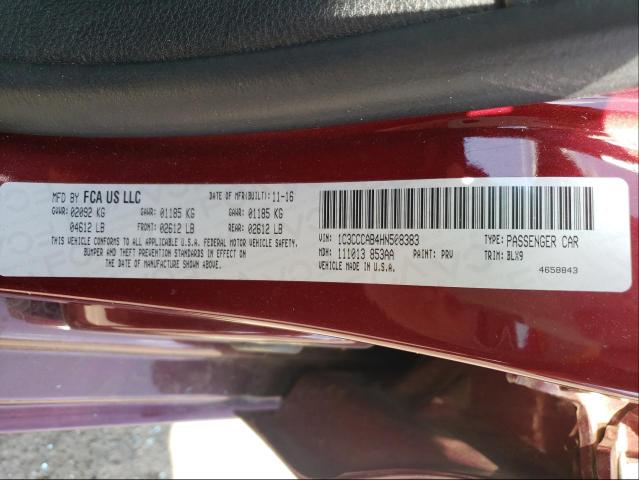 Photo 9 VIN: 1C3CCCAB4HN508383 - CHRYSLER 200 LIMITE 