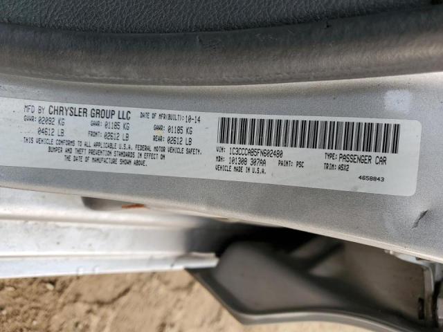 Photo 11 VIN: 1C3CCCAB5FN602480 - CHRYSLER 200 LIMITE 